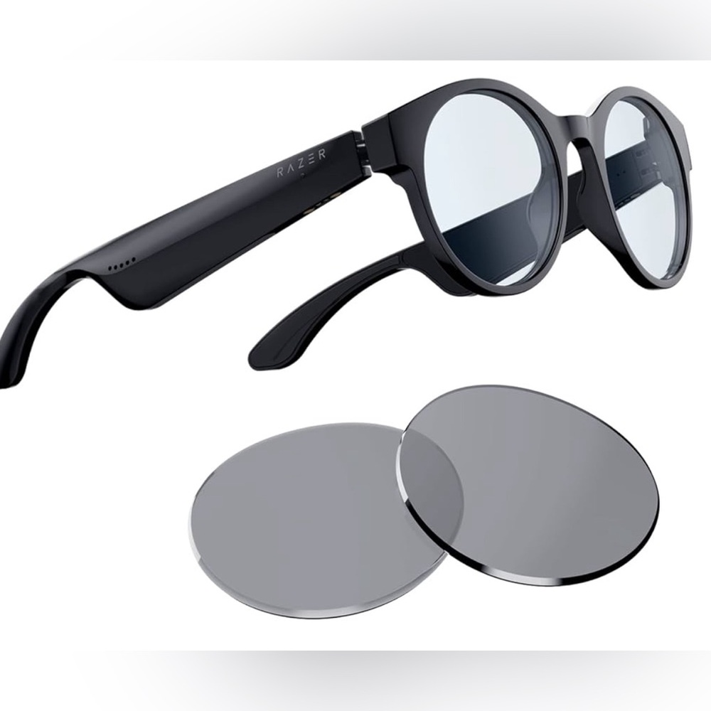 Razer Polarized Smart Sunglasses w/ low Latency Audio & Built-in Mic & Speaker